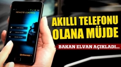 Akıllı telefonu olanlara müjde