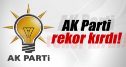 AK Parti rekor kırdı!