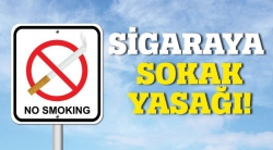 Sigaraya sokak yasağı!