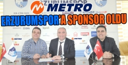 Metro Turizm Erzurumspor'a sponsor oldu