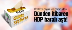 HDP çağrısı ile barajı aştı!
