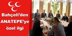 Başkan Anatepe'ye özel ilgi!