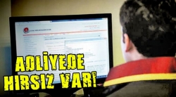 Adliyede hırsız var