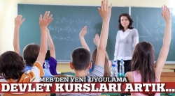 Devlet kursuna dershane formatı!