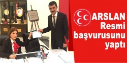 Arslan, resmi başvurusunu yaptı!