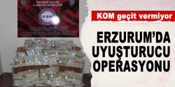 Erzurum'da uyuşturucu operasyonu!