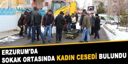Sokak ortasında kadın cesedi