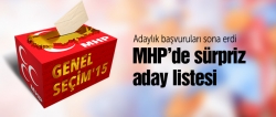 MHP'de sürpriz milletvekili adayları!