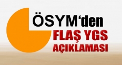 ÖSYM'den flaş YGS açıklaması!