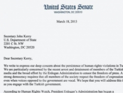 74 senatörden Kerry'ye şok cemaat mektubu