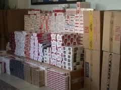 Erzurum'da binlerce karton kaçak sigara