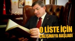 O liste için çalışmalara başladı!