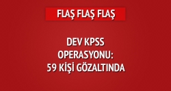 Emniyet'ten KPSS operasyonu