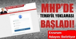 MHP'nin temayül yoklaması başladı!