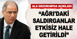 Ala, Erzurum'da açıkladı