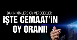 Dilipak Cemaat'in oy oranını açıkladı