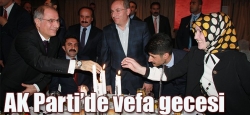 AK Parti’de vefa gecesi!