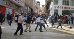 HDP lokali açılışında olaylar çıktı!