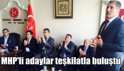 Teşkilatlarla bir araya geldiler!