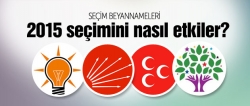 Seçimlere seçim beyannamesinin etkisi!