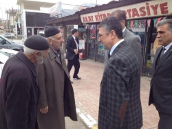 MHP'li Aydın, esnafın sıkıntılarını dinledi