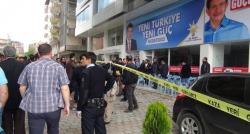 AK Parti seçim bürosunda silahlı çatışma