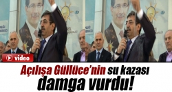 Bakan Güllüce’nin su kazası!