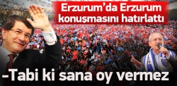 Başbakan Davutoğlu Erzurum'da konuştu!
