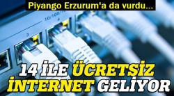 14 ile ücretsiz internet geliyor