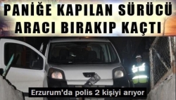 Kaza yapınca aracı bırakıp kaçtılar!