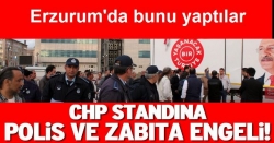 CHP’nin stant açmasına müdahale!