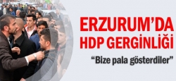 Erzurum'da HDP seçim aracına saldırı!
