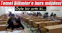 Temel Bilimlere burs müjdesi!