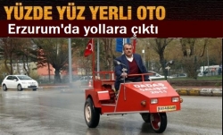 Erzurumlu ustadan "yazlık" araç!