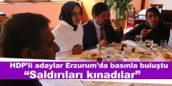 HDP'liler basınla buluştu