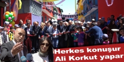 Erzurum'un en renkli sokağı açıldı