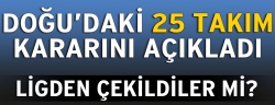 25 kulüp kararını açıkladı!