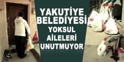 Yakutiye Belediyesi yoksul aileleri unutmuyor