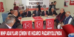 MHP'li Çimen ve Hızarcı Pazaryolu'nda