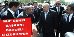 Devlet Bahçeli Erzurum'da