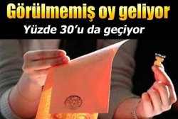 Yurtdışı oyların 1 milyonu geçti