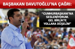 Demirtaş'tan Davutoğlu'na çağrı