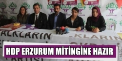 HDP Erzurum mitingine hazır!