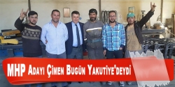 MHP adayı Çimen bugün Yakutiye'deydi