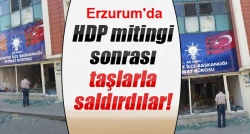 AK Parti irtibat bürosuna taşlı saldırı