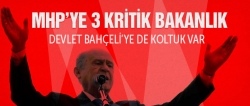 3 bakanlık Bahçeli'ye de koltuk var