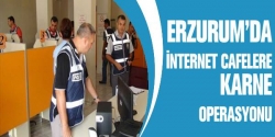 Erzurum polisinden karne operasyonu!