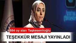 684 Oya teşekkür mesajı!