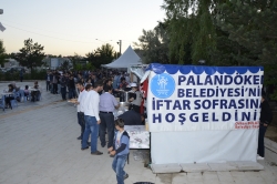 Palandöken'in iftar sofrası hazır