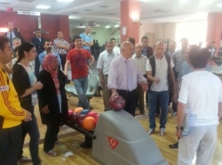 Aziziye Kaymakamlığından bowling turnuvası